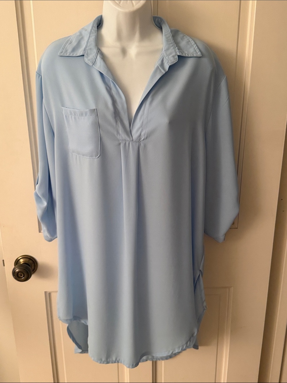 Light Blue Women's bathing suit cover-up